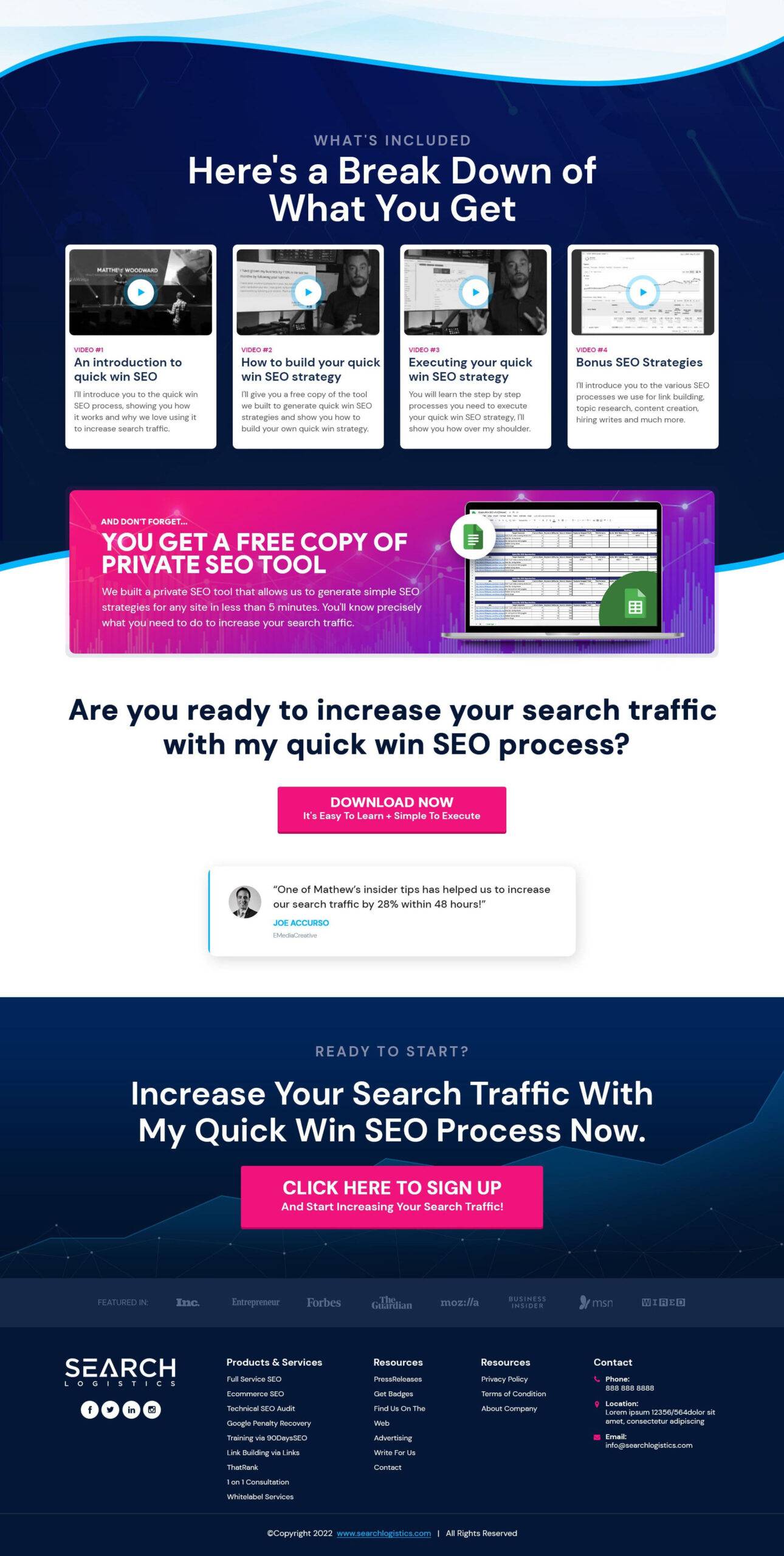 Technology Company Website Design